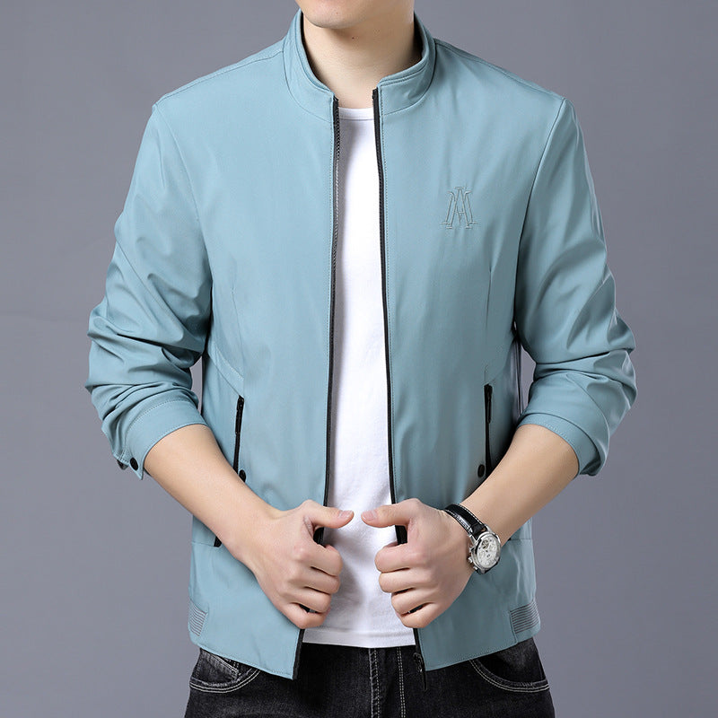 Herren Übergangsjacke Moderner Schnitt Elegant Schwarz - BerlinGlamour