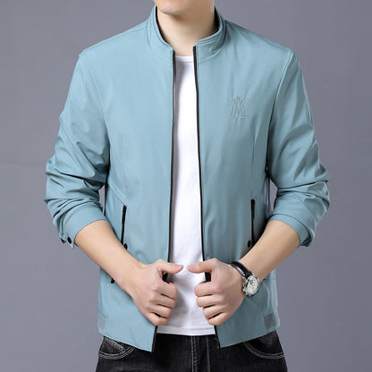 Herren Übergangsjacke Moderner Schnitt Elegant Schwarz - BerlinGlamour