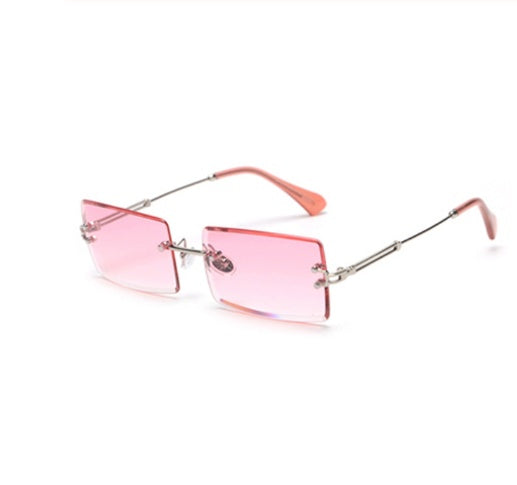Modische Retro Sonnenbrille Rechteckig Damen