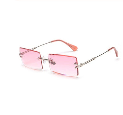 Modische Retro Sonnenbrille Rechteckig Damen