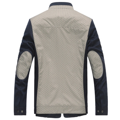 Herren Freizeitjacke mit geometrischem Muster Trendig