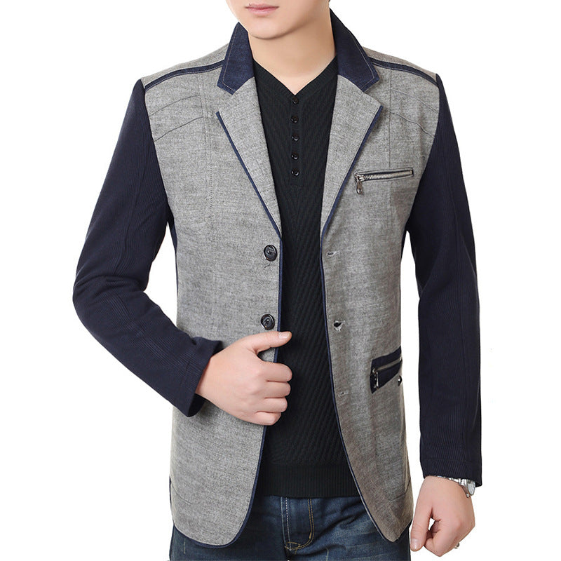 Mann Blazerjacke Sportlich Modern Slim Fit