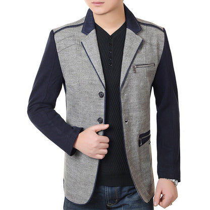 Mann Blazerjacke Sportlich Modern Slim Fit
