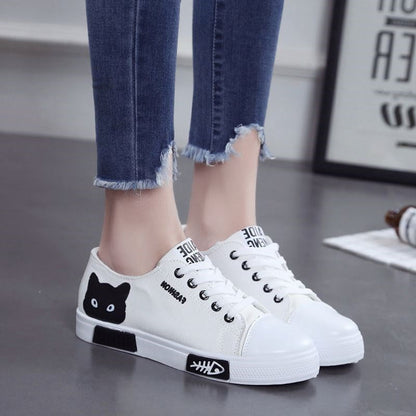 Bequeme Sneaker Schuhe Unisex Canvas Weiße Mode - BerlinGlamour