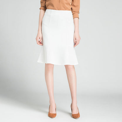 Damen Rock Midi Elegant Swing Rock Frauen