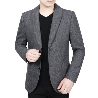 Herren Blazer Slim Fit Strukturstoff Modern
