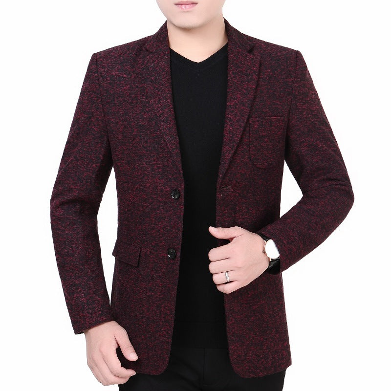 Herren Blazer Slim Fit Jacquard Modern Berlin Stil - BerlinGlamour