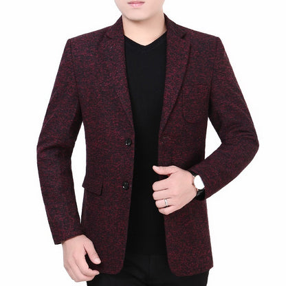 Herren Blazer Slim Fit Jacquard Modern Berlin Stil - BerlinGlamour