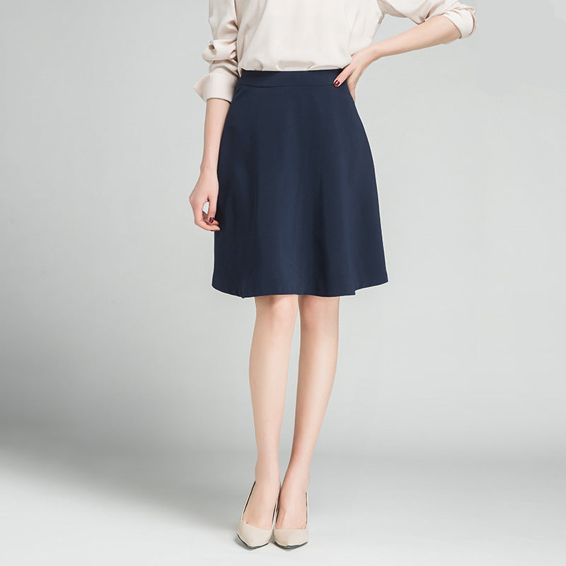 Eleganter Damen Rock Klassisch Schwarz