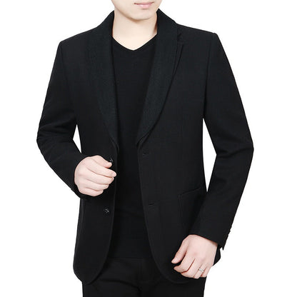 Herren Blazer Slim Fit Strukturstoff Modern