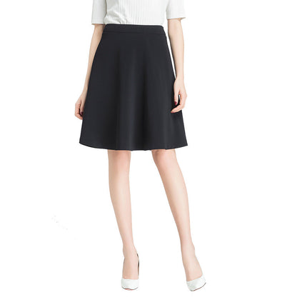 Eleganter Damen Rock Klassisch Schwarz