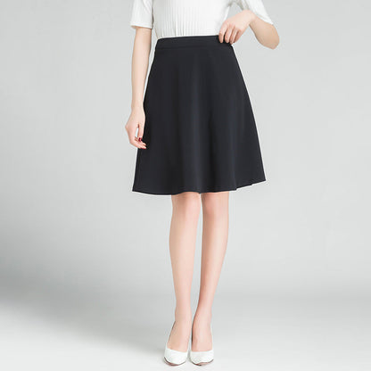 Eleganter Damen Rock Klassisch Schwarz