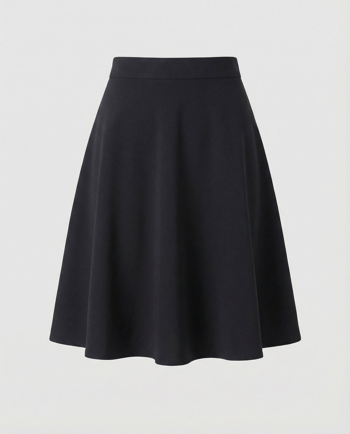 Eleganter Damen Rock Klassisch Schwarz