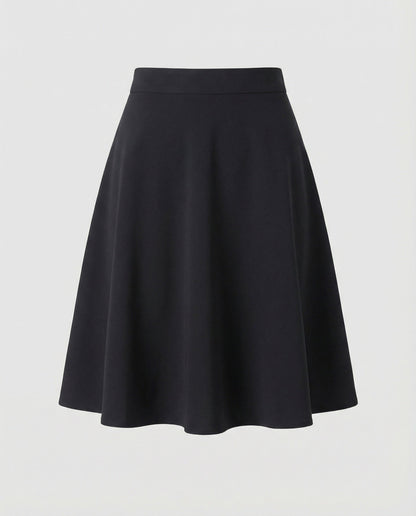Eleganter Damen Rock Klassisch Schwarz