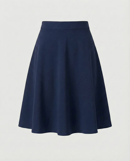 Eleganter Damen Rock Klassisch Schwarz