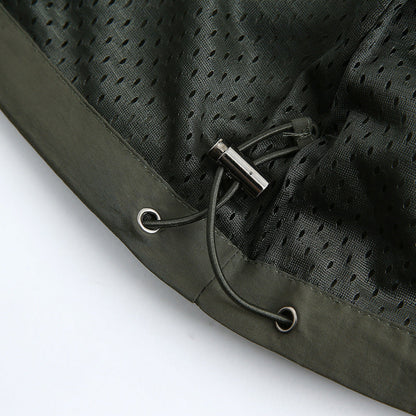 Männer Outdoorjacke Wasserdicht Atmungsaktiv Reißverschluss