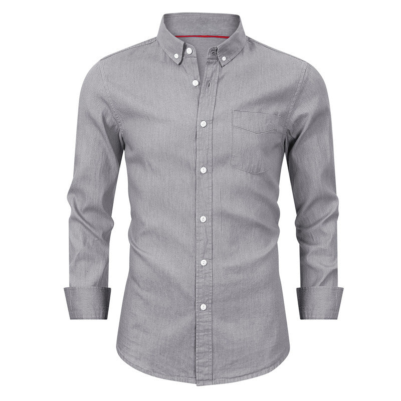 Herren Jeanshemd Modern Casual Style