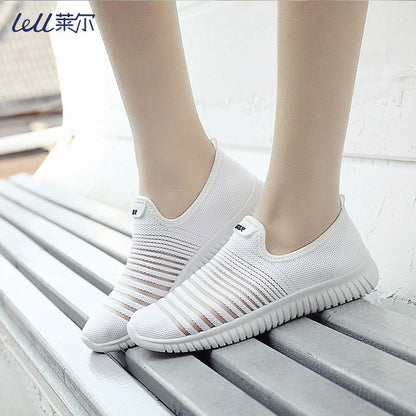 Damen Sneaker Bequem Leicht Luftig Sportlich