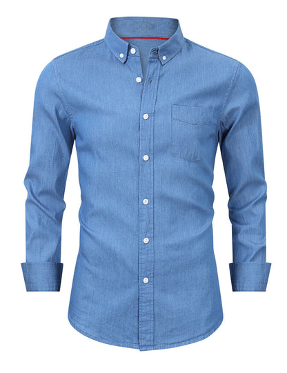 Herren Jeanshemd Modern Casual Style