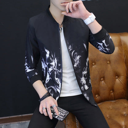 Herren Jacke Stylish Grafik Motiv Berlin Mode