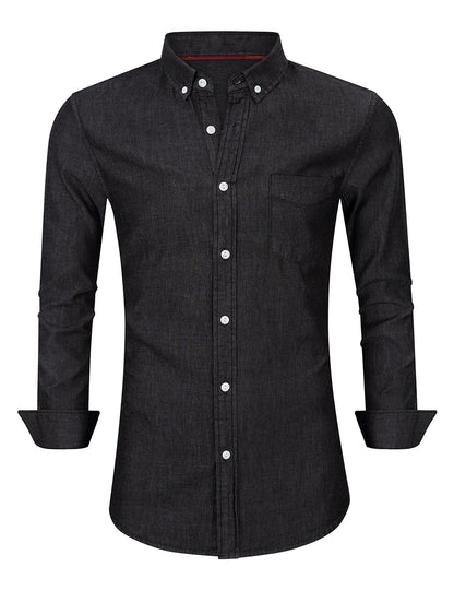 Herren Jeanshemd Modern Casual Style