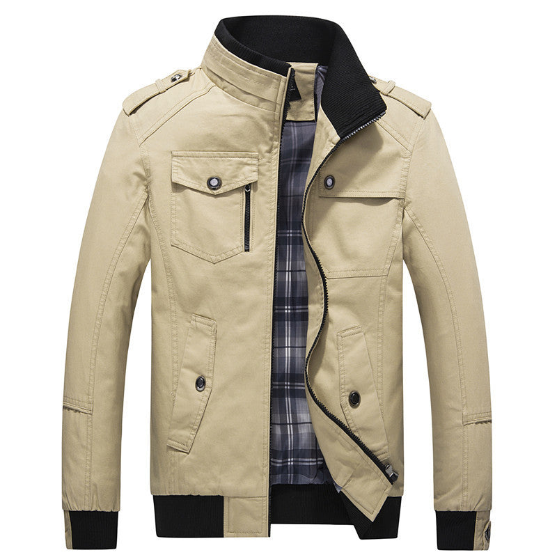 Herren Übergangsjacke Multifunktional mit Taschen - BerlinGlamour