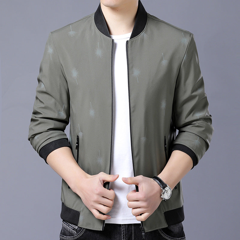 Herren Freizeitjacke Modern Floralmuster Trendy