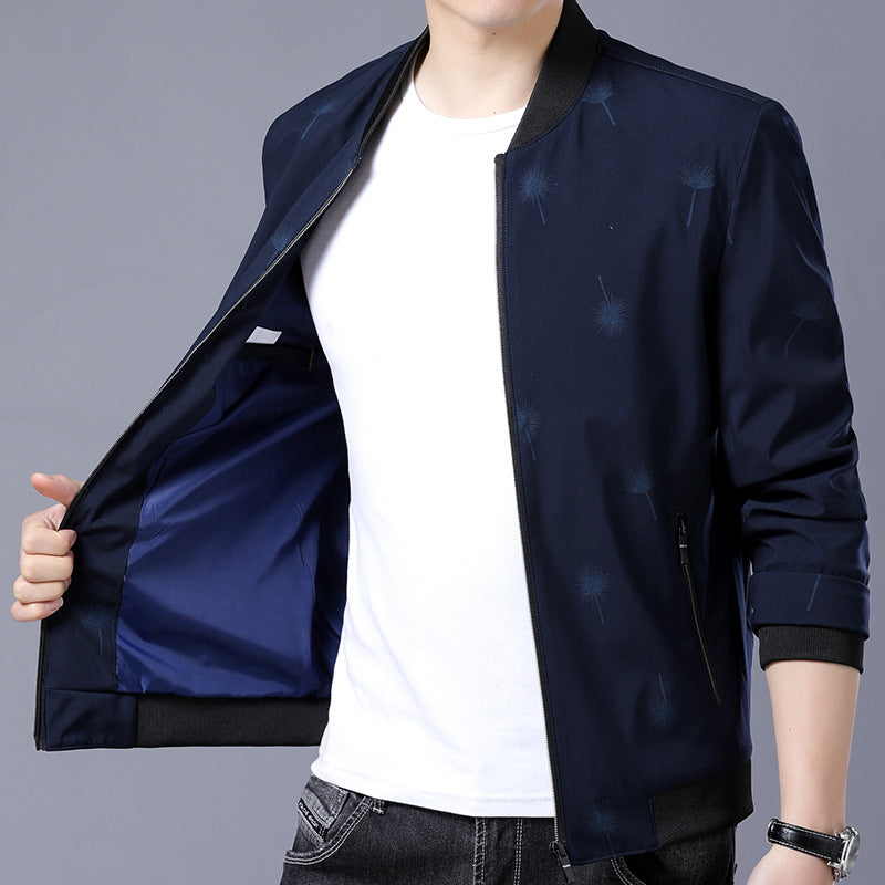 Herren Freizeitjacke Modern Floralmuster Trendy