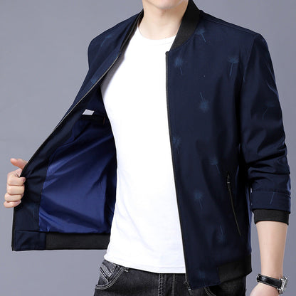 Herren Freizeitjacke Modern Floralmuster Trendy