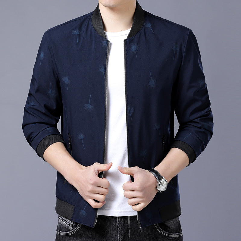 Herren Freizeitjacke Modern Floralmuster Trendy