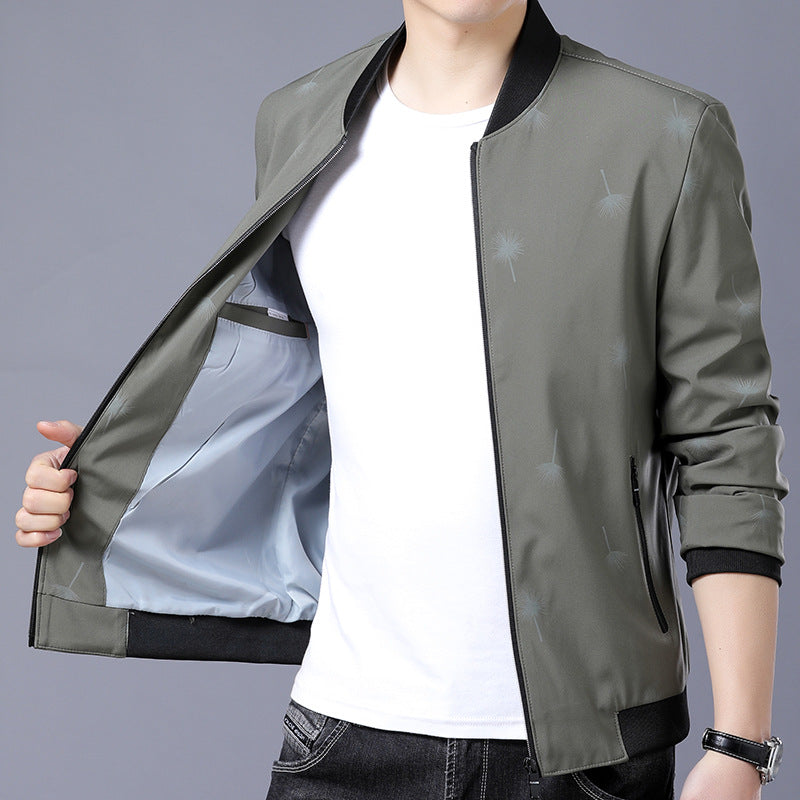 Herren Freizeitjacke Modern Floralmuster Trendy