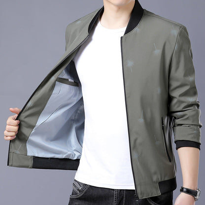 Herren Freizeitjacke Modern Floralmuster Trendy