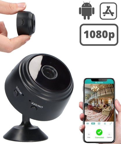 WiFi Kamera 1080p Ultra Kompakt Sicherheitskamera für Zuhause - BerlinGlamour