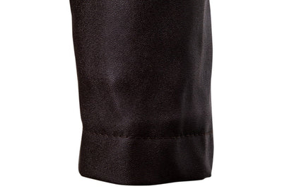 Lederjacke Herren Modern Asymmetrisch Reißverschluss
