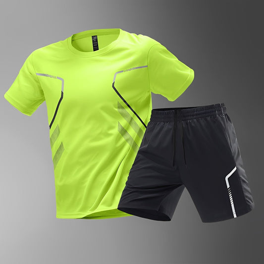 Herren Sportset Bequem Schnell Trocknend Sportbekleidung - BerlinGlamour