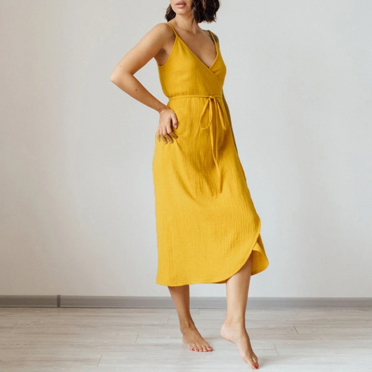 Elegantes Leinen Sommerkleid Poppy