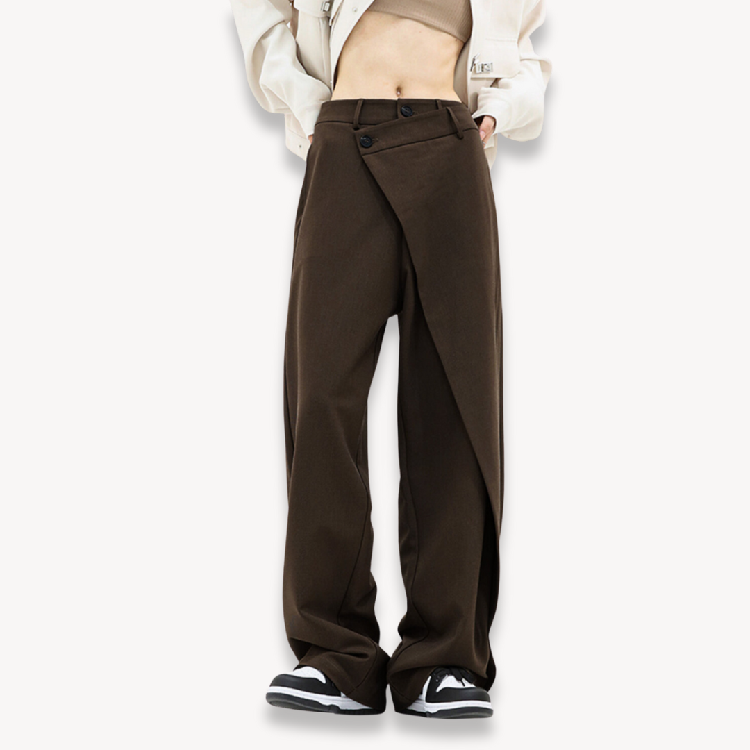 Stilvolle Frauenhosen Baggy Bequem Moderne
