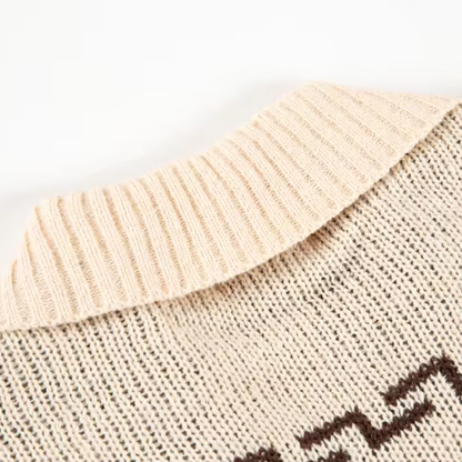 Strickjacke Damen Modern Trendig Oversized