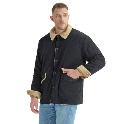 Herren Winterjacke Warm Bequem Isoliert