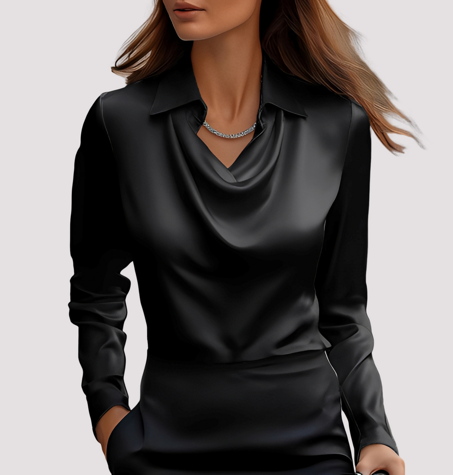 Elegante Damenbluse Hemdstyle Modern