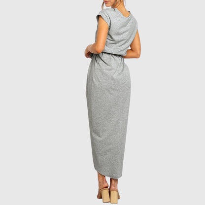 Lässiges Sommerkleid Midi Größe