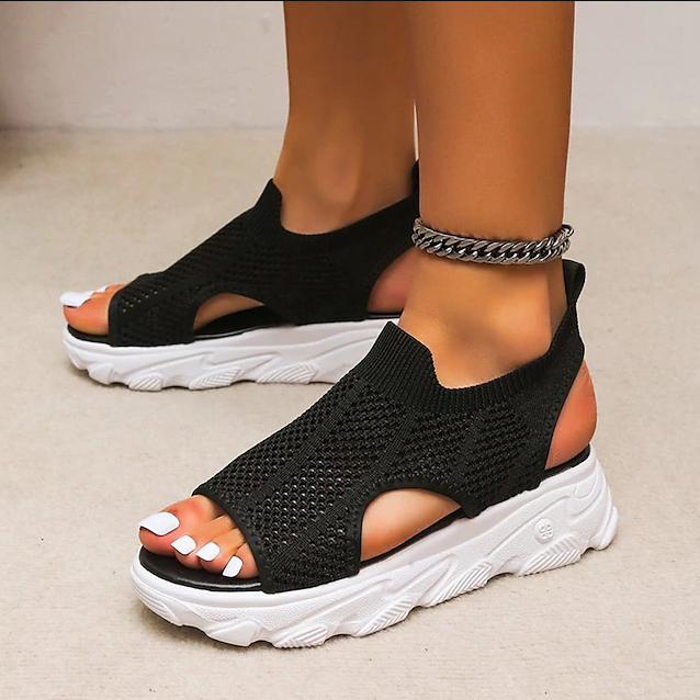 Damen Sandalen Ergonomisch Rutschfest Bequem
