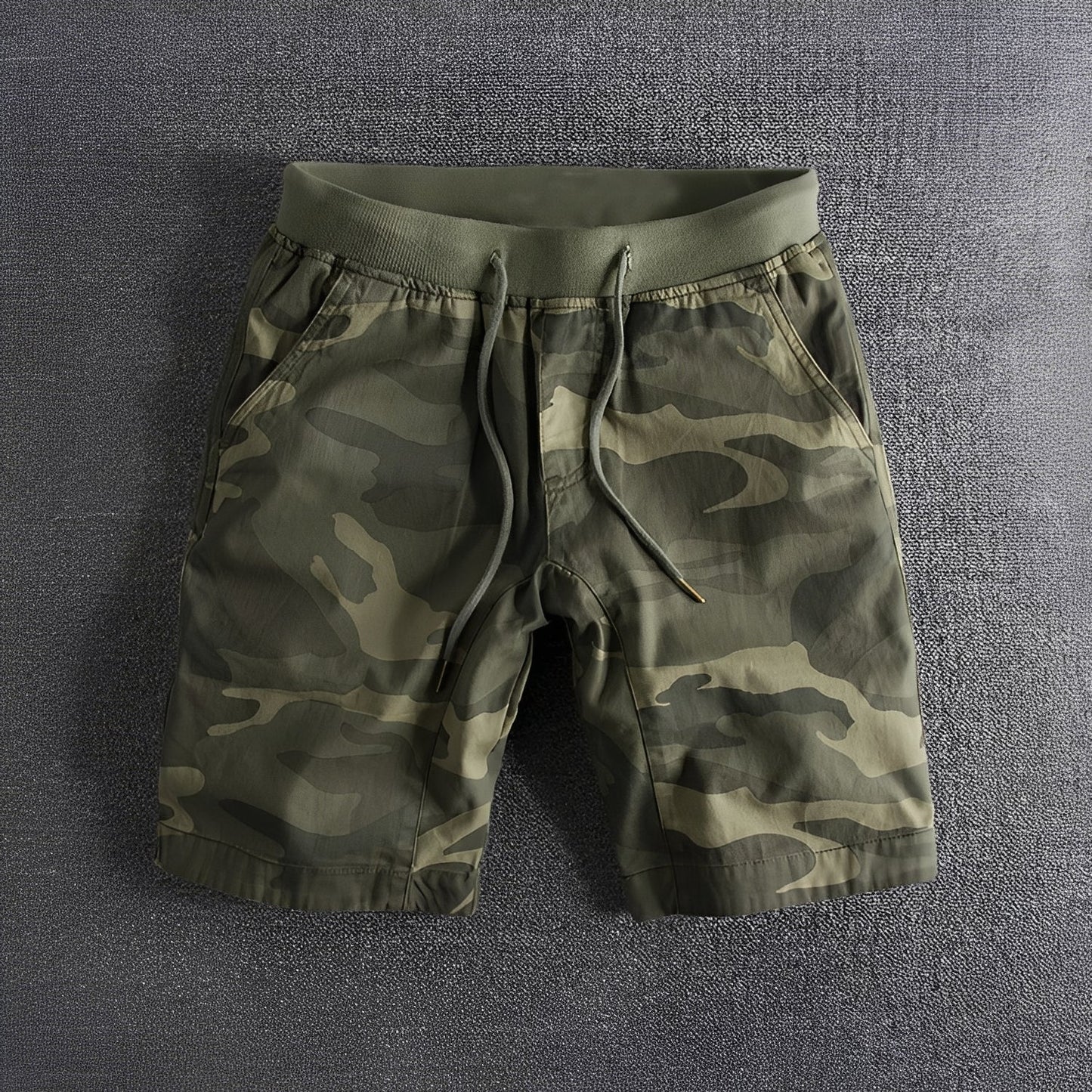 Taktische Camo-Shorts mit Stretch für Herren