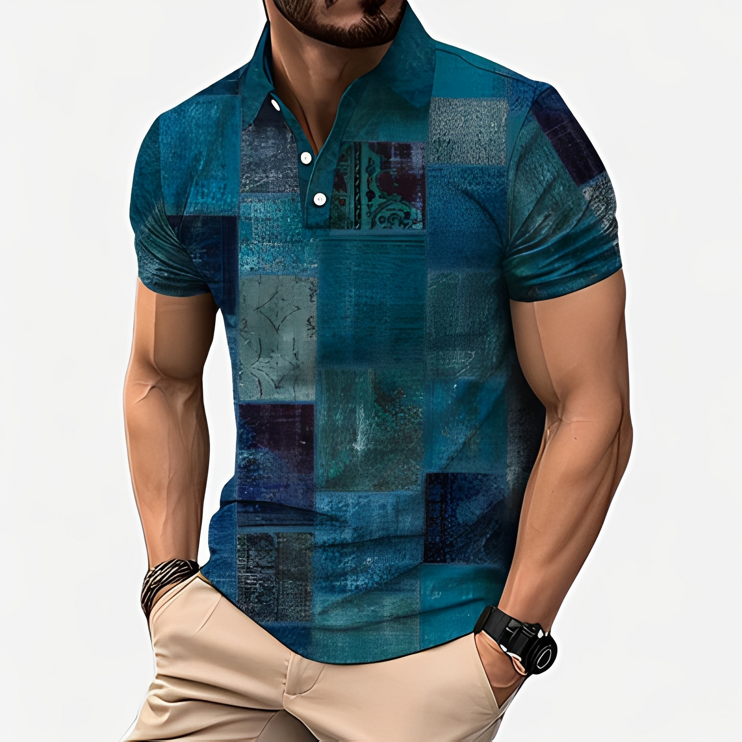 Herren T-Shirts Modern Slim Fit Stilvoll