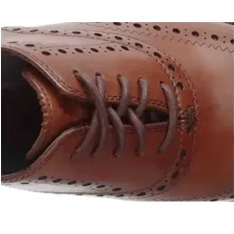 Herren Brogue Schuhe Flügelspitze Lederschnürschuhe