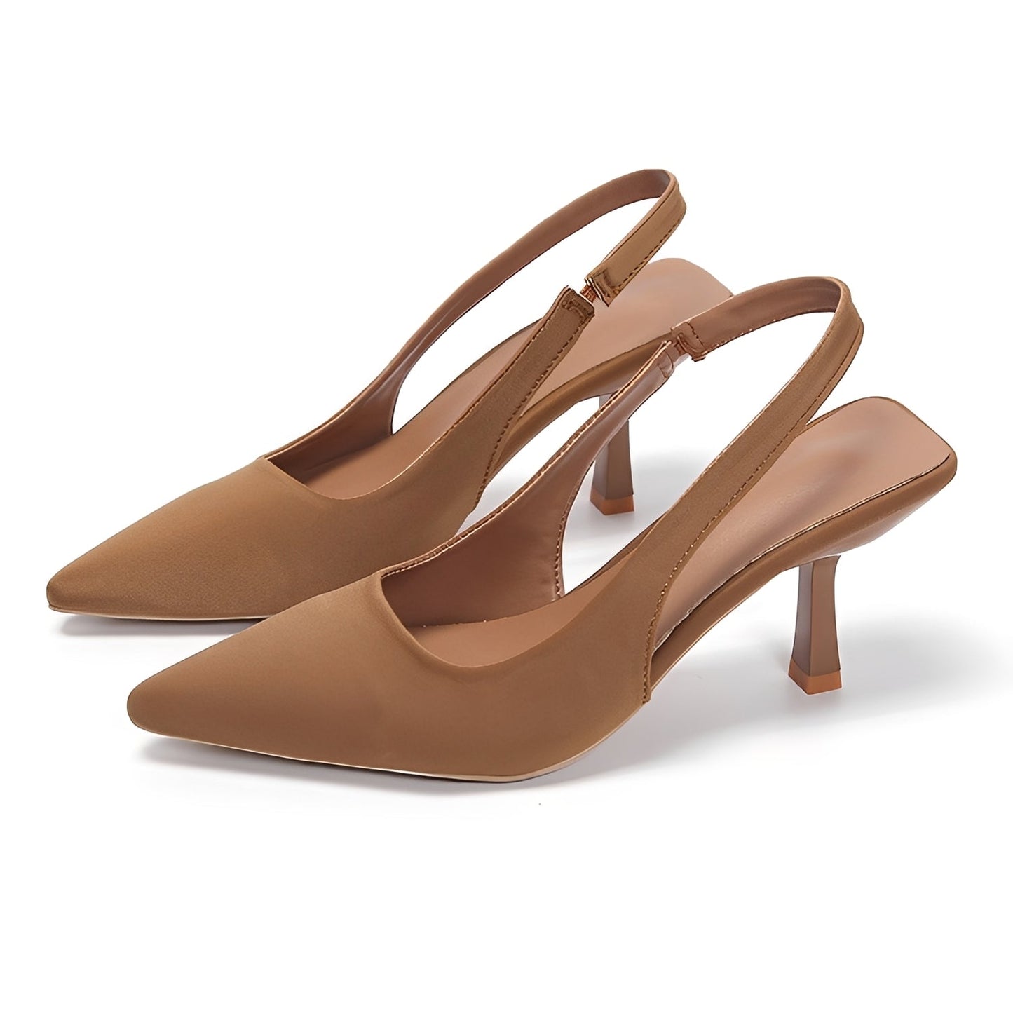 Damen High Heels Slingback Schuhe Elegantes Design