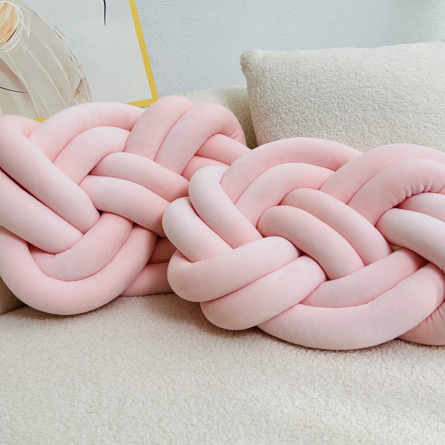 Weiche Kissen Luxus Komfort mit Knöpfen Modern
