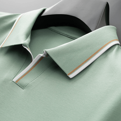 Herren Poloshirt Seide Elegantes Qualitätsshirt