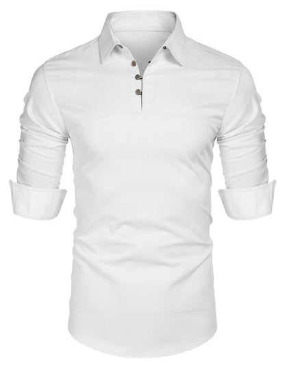 Herren Poloshirt Klassisch Modern Slim Fit