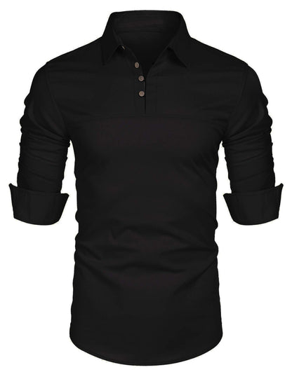 Herren Poloshirt Klassisch Modern Slim Fit